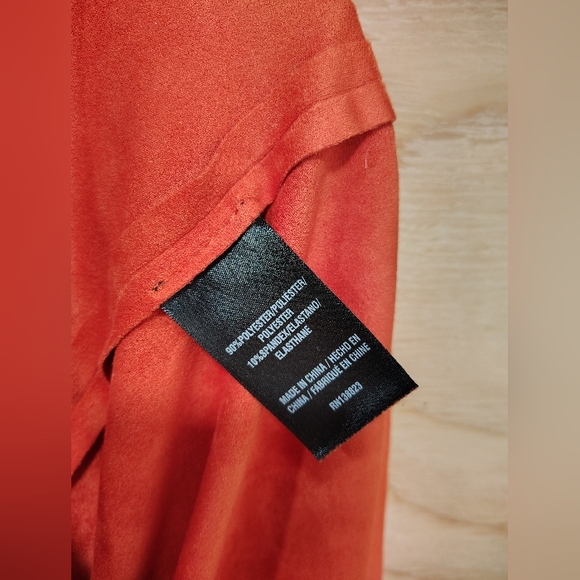 ✨Maranda Lambert Idyllwind Country Mannor Faux Suede Fringe Mini Dress Rust ✨ - Picture 7 of 8